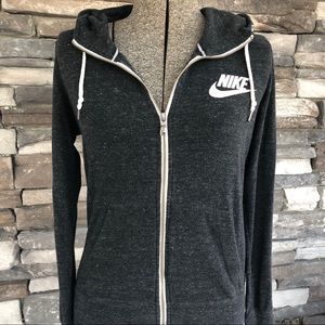 Dark Grey Nike Vintage Zip Up